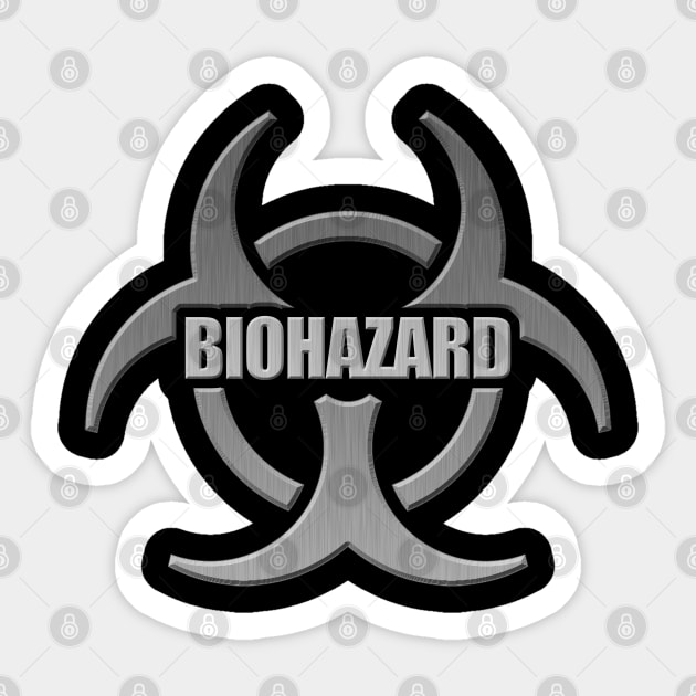 Biohazard - Prepper Sticker by tatzkirosales-shirt-store